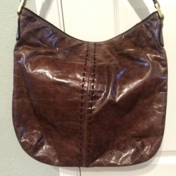 Sigrid Olsen brown leather purse Green interior Shoulder Bag - Picture 1 of 16